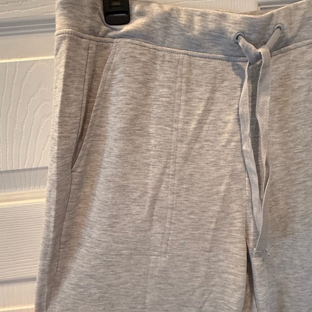 Lou & Grey Gray Track Pants with Elastic Waistband - Picture 2 of 5